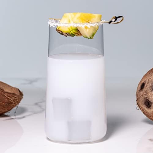 Krosno Alto suco de água bebendo copos | Conjunto de 6 | 18,3 oz | Coleção Avant-Garde | Glass de cristal de Highball e Tumbler