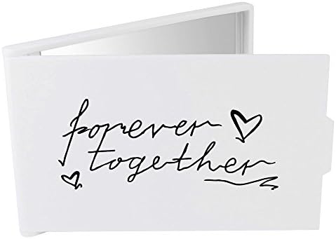 Azeeda 'Forever Together Text' Compact/Travel/Pocket Makeup Mirror