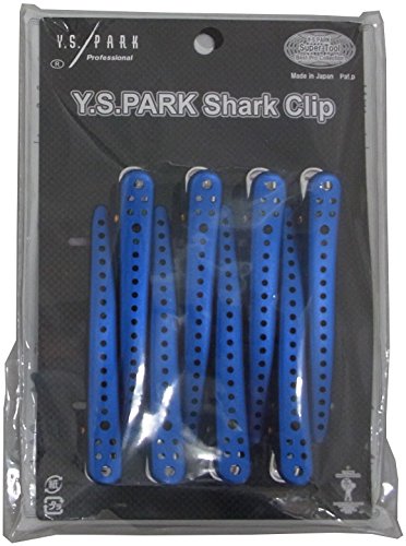 Clipes de tubarão YS Park - Blue Metal 8pcs