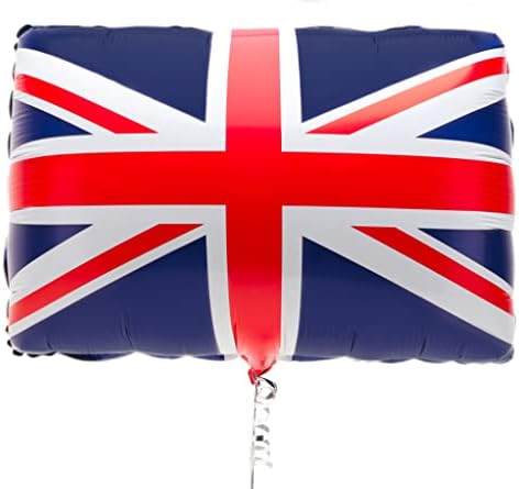 Toyland® 22 polegadas Large Union Jack Flail Balão - Decorações britânicas - Rei Carlos III Festas de rua da coronação