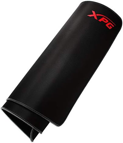 Adata XPG Battleground XL Prime Gaming Two Zone RGB Mouse tapete, cordura de 4 mm, base de borracha anti-deslizamento,