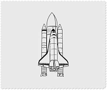 Azeeda 2 X 'Space Shuttle' Microfibre Lens/óculos Limpeza de panos de limpeza