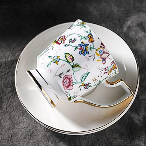 Gretd Flower Rattan Cerâmica Tule de café Cup de cafeteira utensílios de cozinha de copo de chá