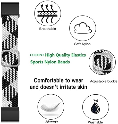 EEOOMOIK 26 mm 22mm Sport Nylon Watchband WristStrap para Garmin Fenix ​​7 Fenix ​​7x Easy Fit Raplel Release pulseira