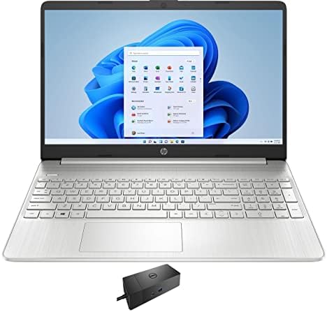 HP 15Z 15-EF0021N Laptop em casa e negócios, Wifi, Bluetooth, Webcam, HDMI, Win 10 Home) com WD19S 180W Dock