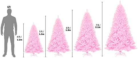 Árvore de Natal artificial de 6 pés árvore de natal com decorações e suporte de metal sólido Arbol de Navidad Premium arejou Spruce Tree Full