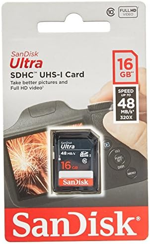 Sandisk Ultra 16GB SD SDHC Memória Flash Card UHS-I Classe 10 Velocidade de leitura até 48MB/S 320X SDSDUNB-016G-GN3in lote atacadista
