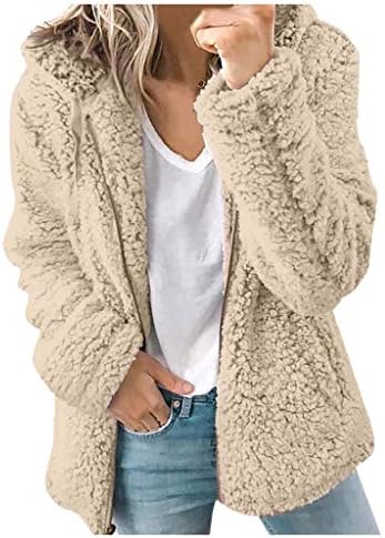 Open Stitch Coat Cardigan de jacké com capuz grosco de luva longa feminina de outono