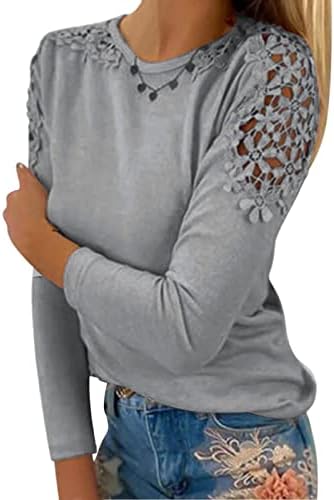 Mulheres de renda floral tops hollow off ombro t camisetas casuais pullover solto camiseta camiseta de gata -decela de verão camisa de blusa de verão