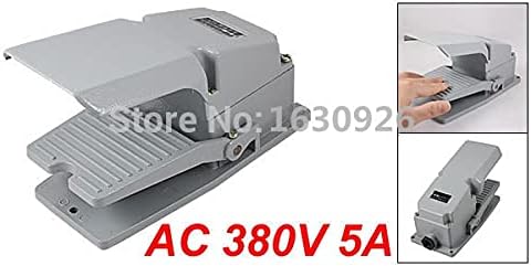 AC 380V 5A Cinza Metental Metal Metal Power Treadle Petal Pedal Switch