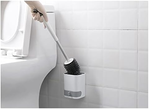Cdyd banheiro arrue higineh hound tour com alça de suporte de cerdas macias de limpeza de banheiros acessórios de vaso sanitário montados na parede