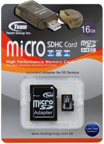 16GB Turbo Speed ​​Class 6 Card de memória microSDHC para Jabra BT2070 BT2080 BT4010. O cartão de alta velocidade vem com um SD e adaptadores USB gratuitos. Garantia de vida.