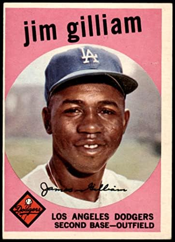 1959 Topps 306 Jim Gilliam Los Angeles Dodgers VG/Ex Dodgers