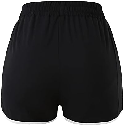 Shorts de ginástica confortáveis ​​para mulheres shorts femininos para shorts confortáveis ​​de verão para mulheres shorts de linhagem de tamanho grande acordos de raio de hoje itens de Natal com menos de 5 dólares de 10 dólares para mulheres