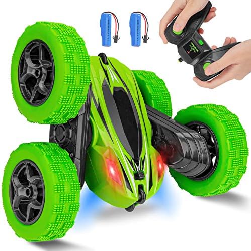 Carro de controle remoto carro RC Stunt para crianças, 4WD 2,4 GHz de dupla face 360 ​​° CAR RC para meninos