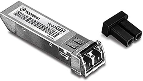 TrendNet 6 portos endurecida Gigabit Poe+ Din-Rail Switch, Módulo LC Black, Ti-PG62 e SFP Multi-Mode, até 550m, mini-GBIC, Hot