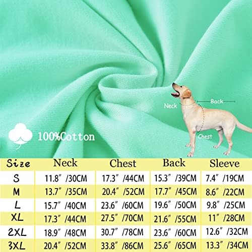 Camiseta de bolso de cachorro príprero cães de algodão verde macio respirável fantasia de moleta