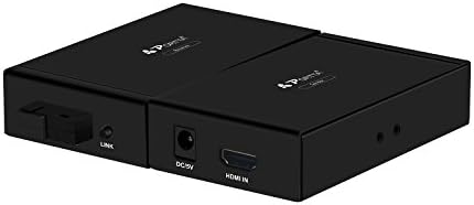 Portta HDMI Extender com suporte IR 3D 1080p HDCP1.3 até 20km 65000ft via fibra óptica única SC para HDTV PS3 PS4 Xbox