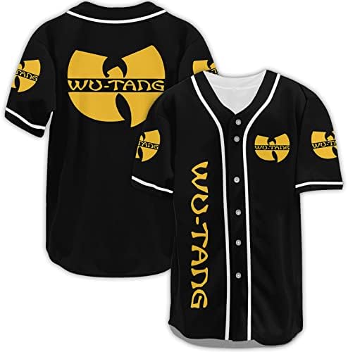 Clan Hip Hop Band Baseball Jersey camisa para mulheres/homens, camisa de beisebol para fãs de hip hop, presentes de hip hop, vestuário de hip hop