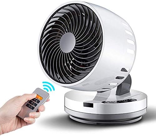 Wyxy silencioso controle de ar de controle remoto de controle, compacto fã de tabela oscilante Ultra Sond Stand Fan Smart
