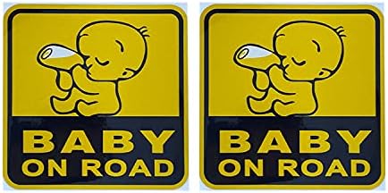 Bebê a bordo adesivo para carros sinais de segurança refletidos adesivos impermeáveis ​​para pára -choques de janelas de veículos