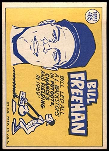 1970 Topps # 465 All-Star Bill Freehan Detroit Tigers Ex Tigers