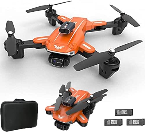 Drone Airoka H109 RC com câmera 4K HD, fluxo óptico de controle remoto de controle de obstáculos de três lados