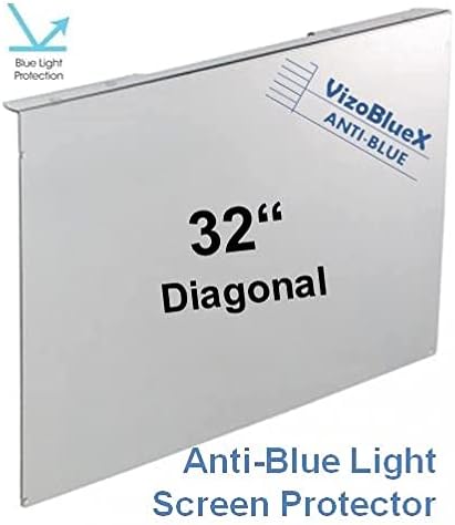 VizoBluex Monitor de luz anti -azul de 32 polegadas - Protetor da tela da TV e Painel de Proteção de Dano Painel Bloqueio
