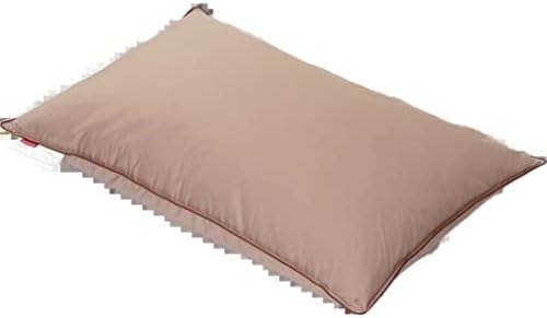 N/A travesseiro baixo, travesseiro de cetim de algodão, núcleo de travesseiro único, travesseiro baixo de estudante, par adulto