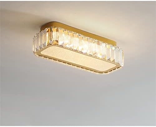 Irdfwh Luzes de teto LED Lâmpada de ouro para quarto Corredor Corredor Crystal Teto Lamp Hallway Light Nordic Kitchen Lamps