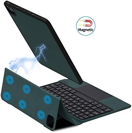 Haodee Wireless Magic Keyboard para Apple iPad Air 5 Case Pro 11 2021 2020 2018 Air4 10.9 2020 Tampa do teclado de caixa magnética