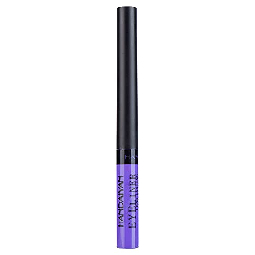 Lápis de liner para mulheres 12 cores color Eyeliner líquido de longa duração à prova de suor de suor Líquido de líquido de olho de secagem rápida 2ml Definitivamente fino