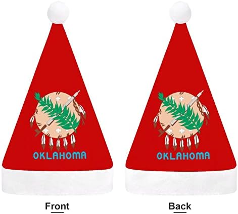 Oklahoma State Bandeira Chapéu de Natal Papai Noel Chapé