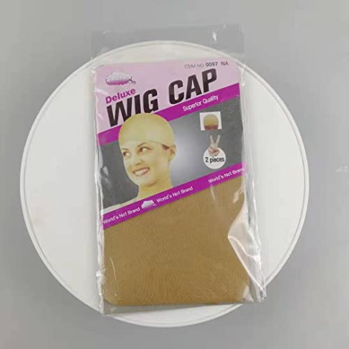 Baqiam Wig Caps for Women, Wig Cap para peruca frontal de renda, pacote de 2