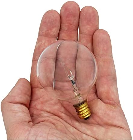Bulbos de reposição de 25 watts Scentsy por lumenivo - lâmpadas transparentes de 25W para aquecedores de aroma, mais