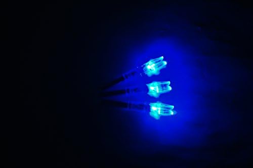Jiexi HWYP acendeu automaticamente Nocks LEDs para o diâmetro interno 6,3 mm Pacote de tamanho de tamanho de arco composto de 6