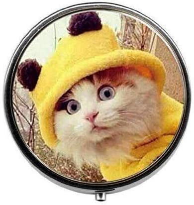 Jóias de arte de gato de roupas amarelas de gato