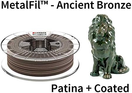 Filamento baseado em PLA de cobre Filamento MetalFil 2,85mm Antigo filamento de impressora de bronze 750 grama