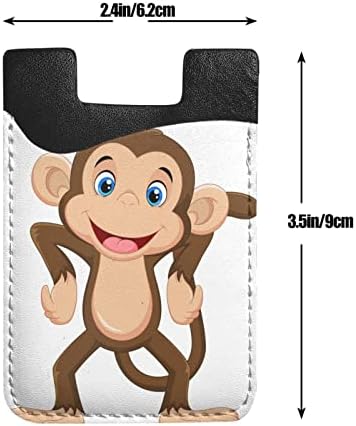 Suporte de cartão de telefone de macaco bonito