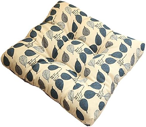 Almofadas de cadeira de jantar lztero com gravatas, almofadas de cadeira de cozinha de linho encham almofadas de assento de madeira