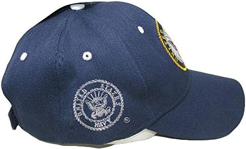 Ventos comerciais da Marinha dos Estados Unidos Marinha dos EUA em Bill Navy Blue Shadow Bordoused Cap Hat