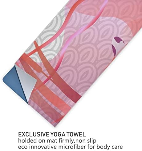 Aunstern Yoga Blanket Fish-Sunset-Koi-Carp-Japanese Yoga Towel Yoga Mat Toalha