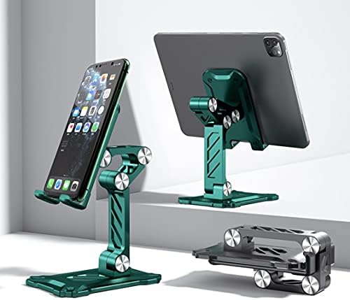 Zixuan Phone Stand para Desk.Desktop Stand Phone Stand Ligante ângulo dobrável e suporte de telefone ajustável Compatível com smartphone/iPad/iPad/iPad/tablet de 4.7 polegadas.