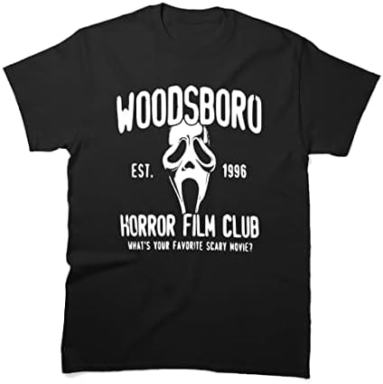 Camisa feminina feminina Woodsboro Horror Film Club Camise