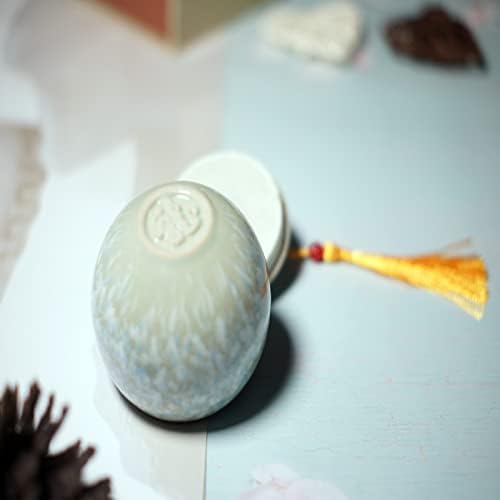 Pequena cerâmica urna, Urns de lembrança para cinzas humanas, mini urnas fúnebres decorativas - se encaixa em uma pequena