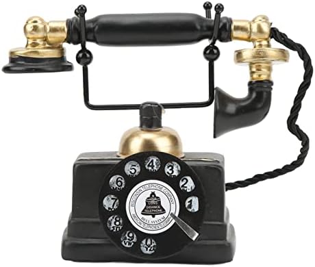 Modelo de telefone vintage, elegante requintado de decoração de modelo telefônica simulada para estudo para estudar para o café