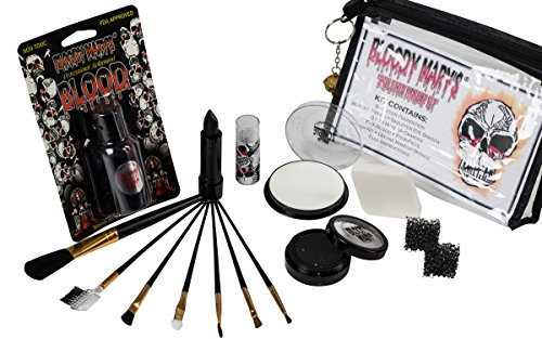 Kit de maquiagem de esqueletos assustadores por Bloody Mary - efeitos especiais profissionais Supplies de maquiagem - Fundação