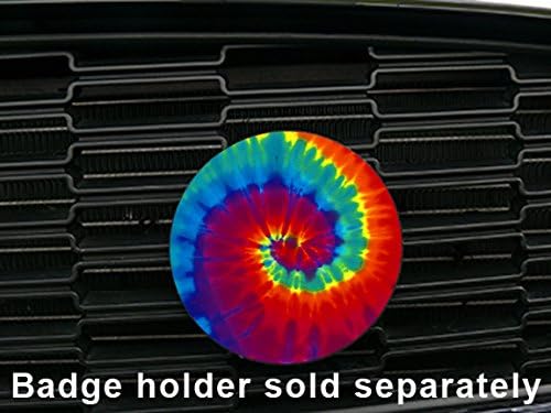 Reflexão artística Tie Dye - crachá de grelha magnética para Mini Cooper