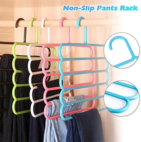 N/A Multi-camada de camada de camada Candy Candy Color Plastic não deslize rack de secagem rack multifuncional calça de