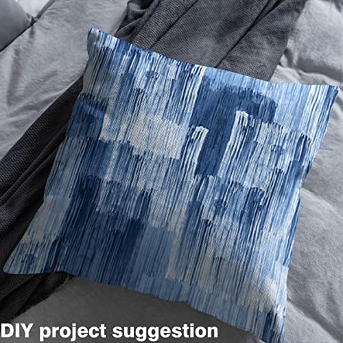 Tecido de ombre azul by the tard, tecido de estofamento geométrico, tecido decorativo listrado, tecido externo interno